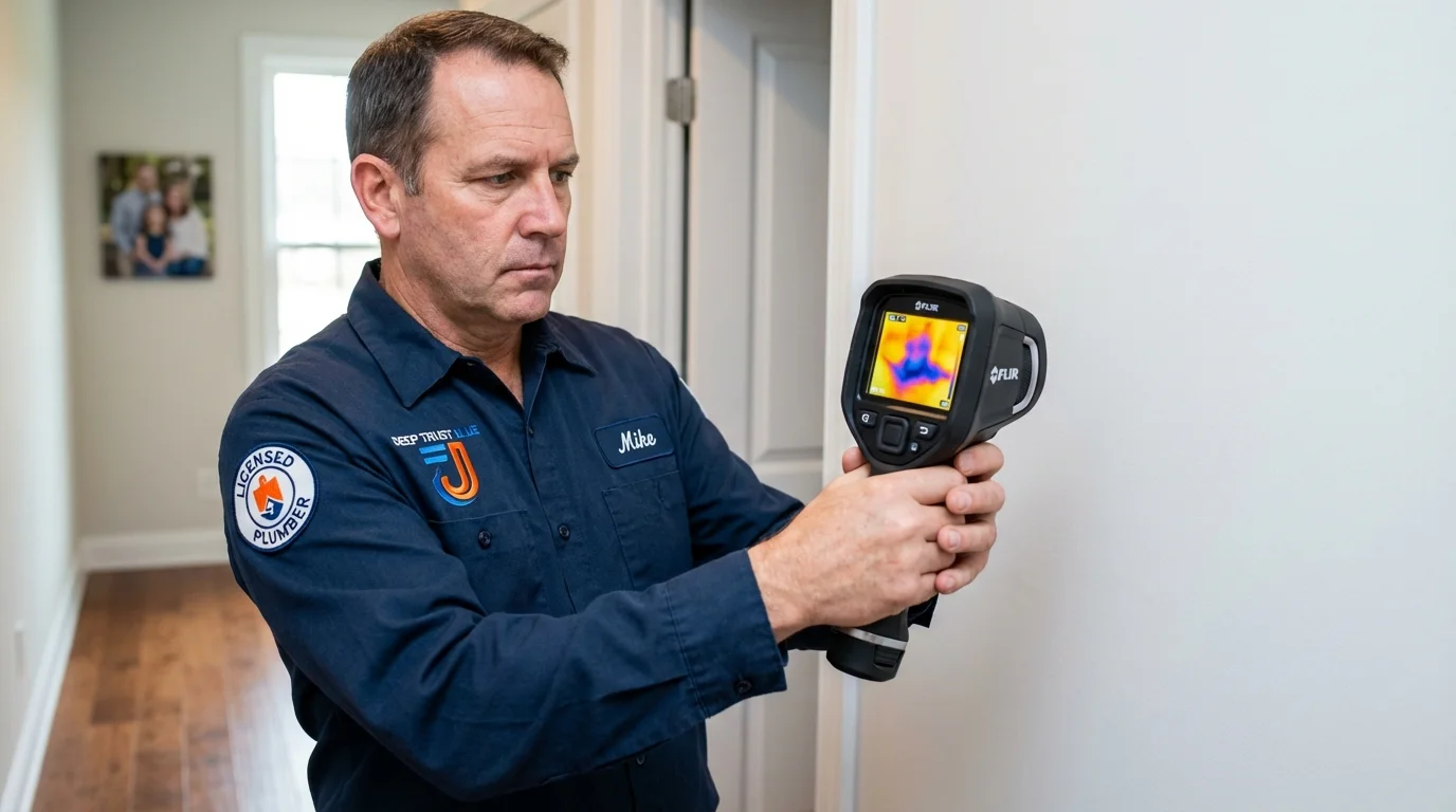 Thermal imaging leak detection by Johns Plumbing LLC in Rolling Fork